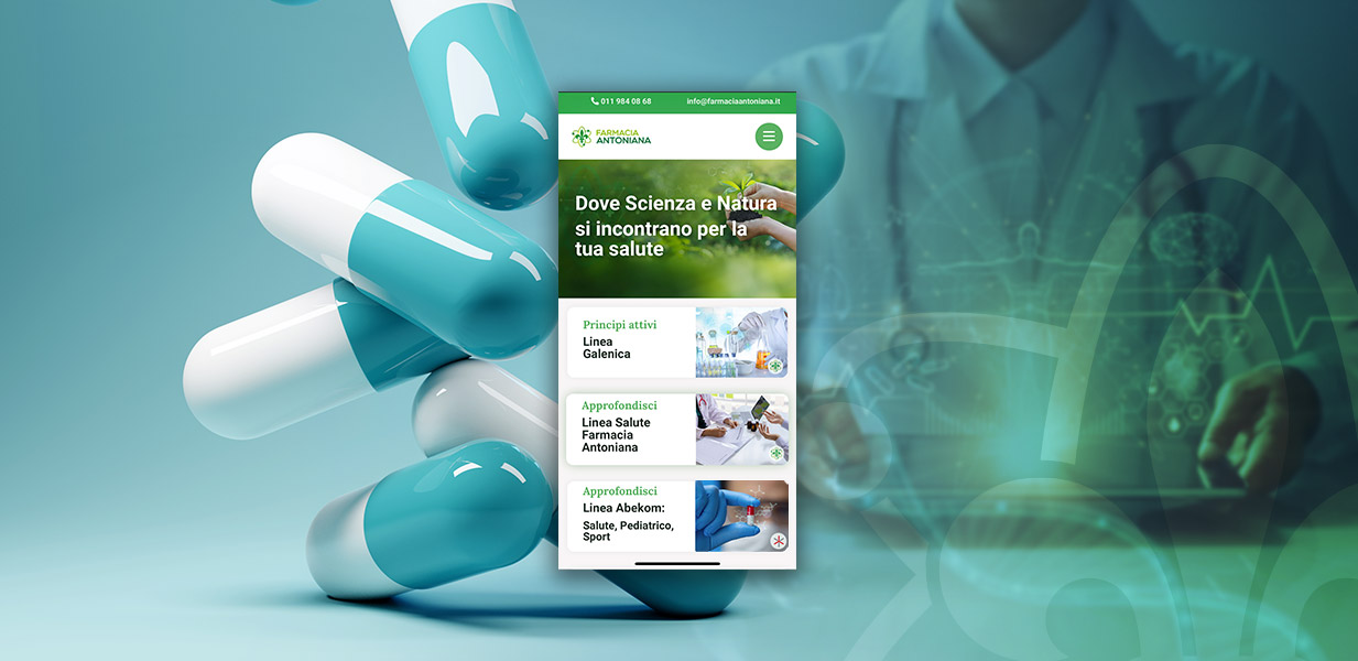 Sviluppo sito Farmacia Antoniana